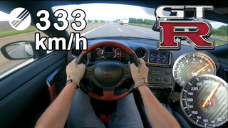 堪比动车|第一视角|9.981秒可飚400m!东瀛战神跑车·NISSAN GT-R R35来袭!