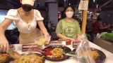 芭堤雅夜市与美味的街头食品 - 泰国街头食品