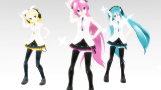 【MMD】经典怀旧 多彩LAT式5人「猫耳开关 Luka.ver」