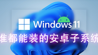 教你Win11不需要Beta通道就能安装安卓
