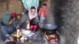 阿富汗山区农村家庭的日常一天