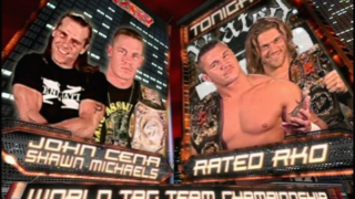 RAW #714 2007.01.29 HBK & John Cena vs. Rated-RKO