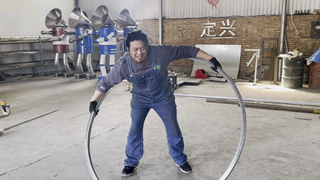做了一个大呼啦圈,下期视频的小花絮