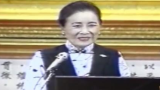 1988年，91岁宋美龄在台湾演讲，说话口吐不清，找人代为宣读！