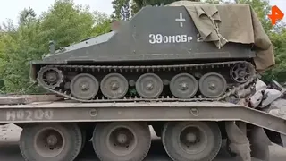 俄军修复了之前在诺沃米海洛夫卡缴获乌军的英国FV104，应该要被拉回俄罗斯做展览了。
