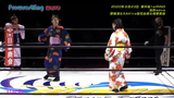 日本女子摔跤WAVE-浴衣大战2020.8.23野崎saki  VS  桜花桃野-新木場