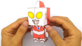 教你手工制作超好玩的纸模奥特曼，简单有趣的纸玩具！