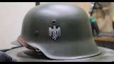 修复生锈的德国M42头盔