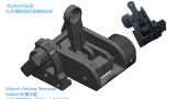 【JIGSAUER3D打印】高仿Matech折叠机瞄 尼龙烧结可动模型 调节功能全还原