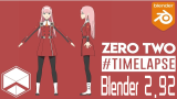 【转载】Blender 02动漫模型 - DARLING in the FRANXX