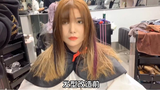 适合回家过年染的发色,小太妹秒变乖乖女,搭配卷发造型超显可爱