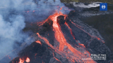 航拍冰岛火山爆发 1080P HD