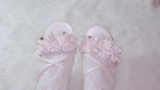 【喵叽-lolita开箱试穿】七梦原创小轻夏2.0粉色低跟凉鞋