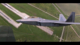 F-22战机飞行员视角天旋地转（飞行员不愧是人类的精华）