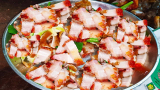 【柬埔寨街头小吃】 - 烤鸭和红烧猪肉